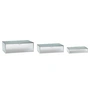 Hübsch Interior - Ripple Glasboxen, gefrostet (3er-Set)