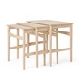 Carl Hansen - CH004 Nesting Tables, Eiche geseift (3er-Set)
