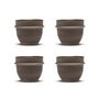 Serax - Dune Espressotasse by Kelly Wearstler, Slate / braun (4er-Set)