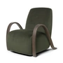 Ferm Living - Buur Lounge Chair, Rich Velvet, pine