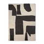 Ferm Living - Piece Teppich, 200 x 300 cm, off-white / coffee