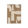 Ferm Living - Piece Teppich, 140 x 200 cm, off-white / toffee