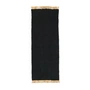Ferm Living - Block Runner, 80 x 200 cm, schwarz / natur