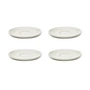 Serax - Zuma Untertasse zur Espressotasse by Kelly Wearstler, Ø 10,5 cm, Salt / weiss (4er-Set)