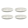Serax - Zuma Untertasse zur Kaffeetasse by Kelly Wearstler, Ø 14 cm, Salt / weiss (4er-Set)