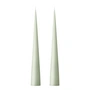 ester & erik - Kegelkerze, 37 cm, No. 03, water mint / matt (2er-Set)
