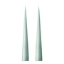 ester & erik - Kegelkerze, 37 cm, No. 67, jade stone / matt (2er-Set)