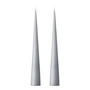 ester & erik - Kegelkerze, 37 cm, No. 71, concrete / matt (2er-Set)