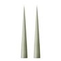 ester & erik - Kegelkerze, 37 cm, No. 69, artichoke / matt (2er-Set)