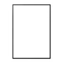 The Poster Club - Bilderrahmen Eiche schwarz, Plexiglas, 70 x 100 cm