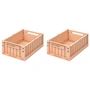 LIEWOOD - Weston Aufbewahrungsbox, 36 x 25 x 13,5 cm, tuscany rose (2er-Set)