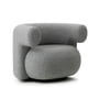 Normann Copenhagen - Burra Lounge Chair, grau (Hallingdal 0110)