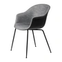 Gubi - Bat Dining Stuhl Frontpolsterung (Conic Base), schwarz / Enzo Degli Angiuoni (0023)