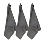 The Organic Company - Spültücher, 30 x 35 cm, evening grey (3er-Set)