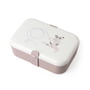 Sebra - Lunchbox mit Silikonband, Teeny Toes, pink