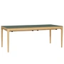 Umage - Heart'n'Soul Esstisch, 90 x 200 cm, Eiche / moss green
