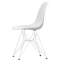 Vitra - Eames Plastic Side Chair DSR RE, weiss / baumwollweiss (Filzgleiter basic dark)