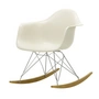 Vitra - Eames Plastic Armchair RAR RE, Ahorn gelblich / Chrom / kieselstein