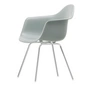 Vitra - Eames Plastic Armchair DAX RE, verchromt / hellgrau (Filzgleiter basic dark)