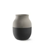 Kähler Design - Omaggio Circulare Vase, H 20 cm, anthrazit grau