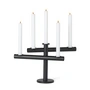 Frederik Roijé - Light my Fire, Kerzenständer, schwarz