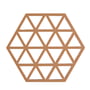 Zone Denmark - Triangle Untersetzer, 16 x 14 cm, light terracotta