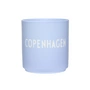 Design Letters - AJ Favourite Porzellan Becher, Copenhagen / dusty blue