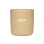 Design Letters - AJ Favourite Porzellan Becher, papa / beige