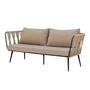 Bloomingville - Pavone Outdoor Sofa, braun / beige