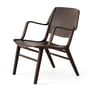 &Tradition - AX Lounge Chair mit Armlehnen HM11, Eiche dunkel gebeizt