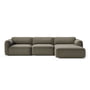 &Tradition - Develius Mellow Eck-Sofa, Konfiguration F, warm grey (Barnum 08)