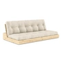 Karup Design - Base Schlafsofa, Kiefer klar lackiert / linen