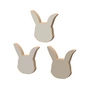 Cam Cam Copenhagen - Haken aus Holz, Hase, dove mix (3er-Set)