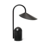Ferm Living - Arum Akku LED-Tischleuchte, schwarz