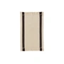 Ferm Living - Calm Kelim Fussmatte, 50 x 70 cm, off-white / coffee