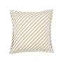 Nobodinoz - Landscape Kissen, 45 x 45 cm, gestreift natural