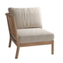 Fritz Hansen - Skagerak Tradition Outdoor Sofa Endmodul, Teak / light sand