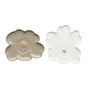 Marimekko - Unikko Teller, Ø 13 cm, terra / weiss / gold (2er-Set) (60th Anniversary Collection)