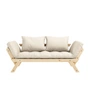 Karup - Bebop Sofa, Kiefer natur / linen (914)