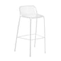 Kartell - Hiray Gartenbarstuhl, 75 cm, weiss