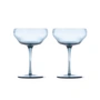 Pols Potten - Pum Coupe Glas, hellblau (2er-Set)
