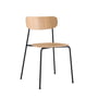 Andersen Furniture - Scope Stuhl, Gestell schwarz / Eiche weiss gefärbt