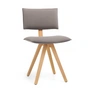 Magis - Trave Stuhl, Esche mit Eichenholz-Finish / braun (Stoff Fidivi Torino 9201)