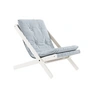 Karup Design - Boogie Klappstuhl, weiss lackiert / beach blue