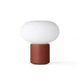 New Works - Karl-Johan Portable LED Tischleuchte mit Akku, earth red