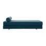 Softline - Lubi Schlafsofa mit Kaltschaummatratze, blau (Filz 846), inkl. Nackenrolle