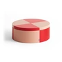 HAY - Tin Container rund, rot / soft pink