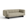 Hay - Quilton Lift 2-Sitzer Sofa, Eiche schwarz / Tadao 0720