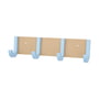 Design Letters - Jay Garderobe, L 43 cm, beige / hellblau