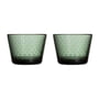 Iittala - Tundra Trinkglas 16 cl, tannengrün (2er-Set)